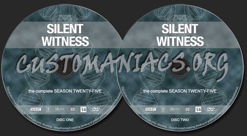 Silent Witness - Season 25 dvd label