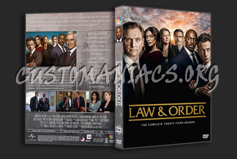 Law & Order - Season 23 dvd cover