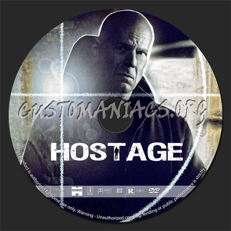 Hostage dvd label