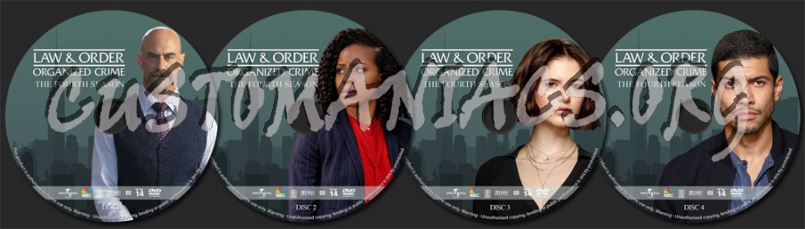 Law & Order: Organized Crime - Season 4 dvd label