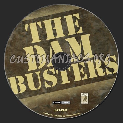 The Dam Busters dvd label