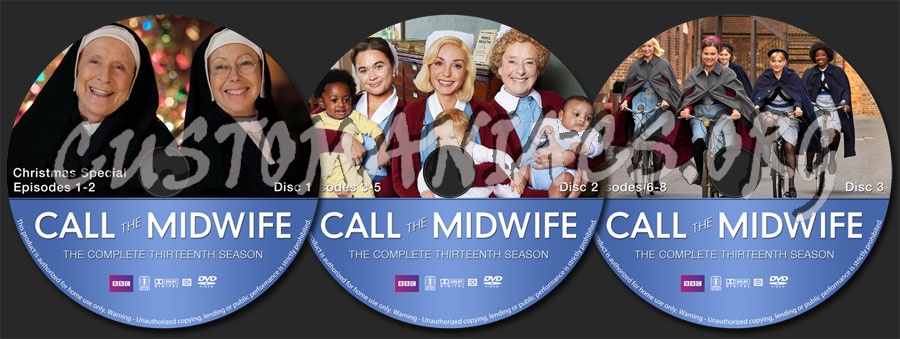 Call The Midwife - Season 13 dvd label