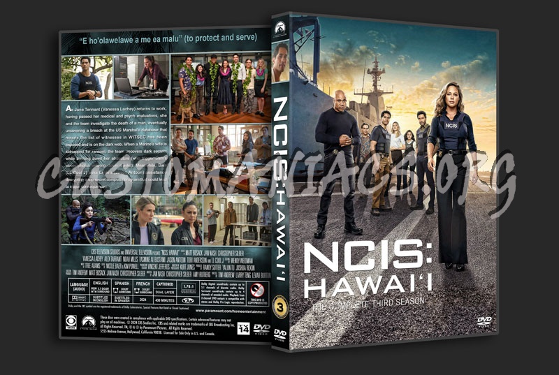 NCIS: Hawaii - Season 3 dvd cover