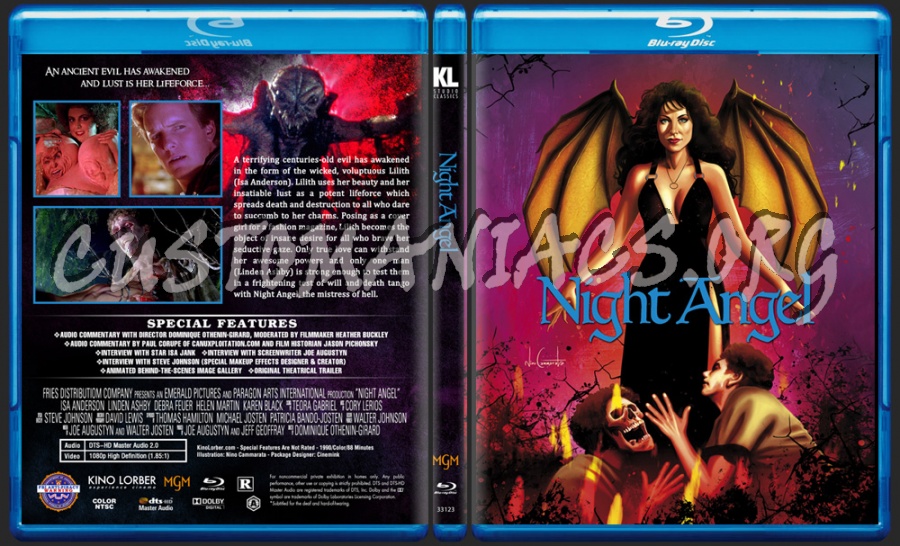 Night Angel (1990) blu-ray cover