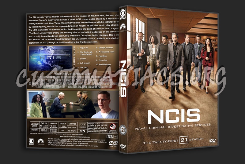 NCIS - Season 21 dvd cover