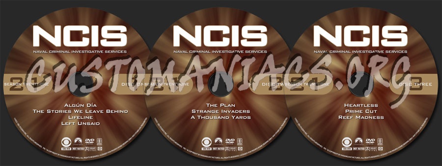 NCIS - Season 21 dvd label