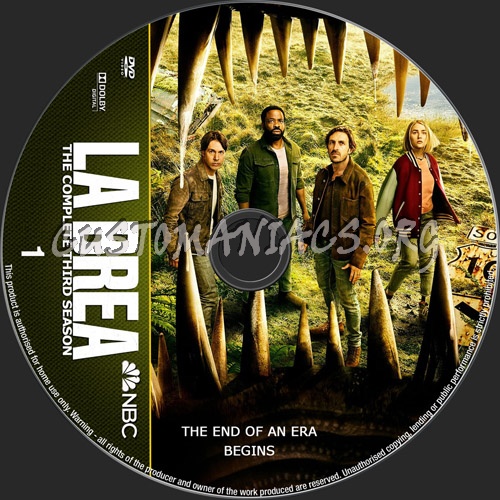 La Brea Season 3 dvd label