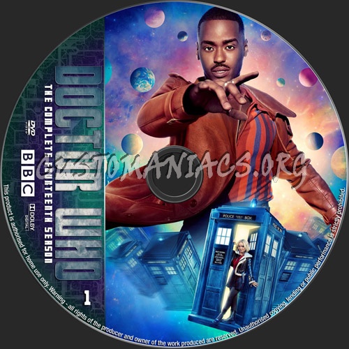 Doctor Who Season 14 dvd label