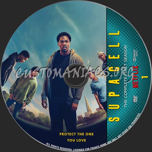 Supacell Season 1 dvd label