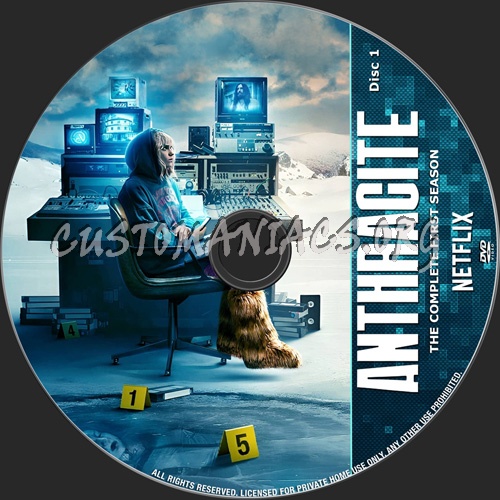 Anthracite Season 1 dvd label