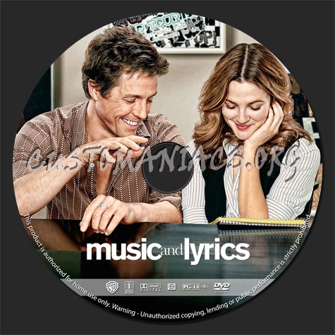 Music and Lyrics dvd label