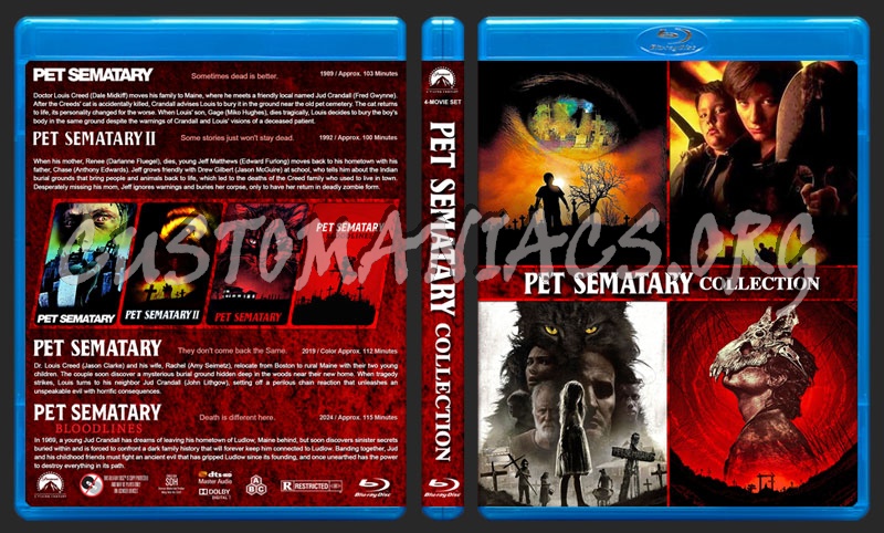 Pet Sematary Collection blu-ray cover