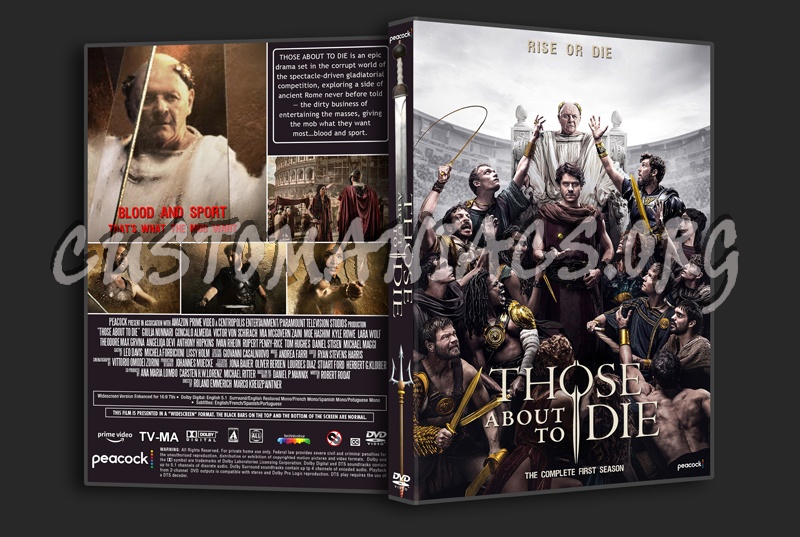 Those About To Die Season 1 dvd cover