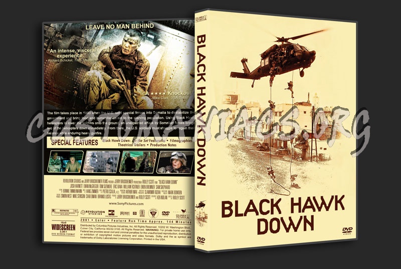 Black Hawk Down dvd cover