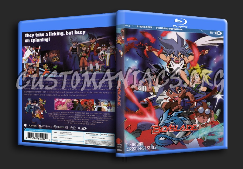 Beyblade Season 1 Explosive battle, go shoot! blu-ray cover