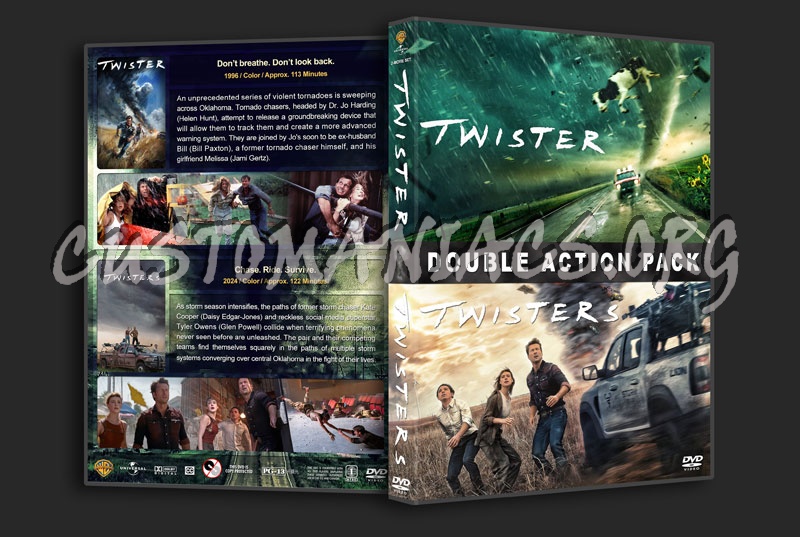 Twister(s) Double Feature dvd cover