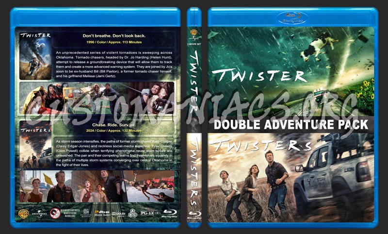 Twister(s) Double Feature blu-ray cover