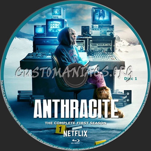 Anthracite Season 1 blu-ray label