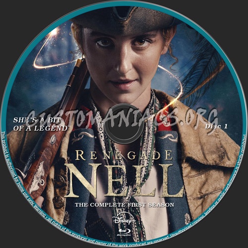 Renegade Nell Season 1 blu-ray label