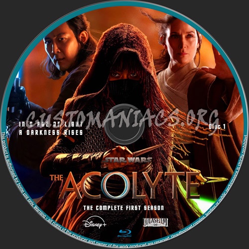 Star Wars The Acolyte Season 1 blu-ray label