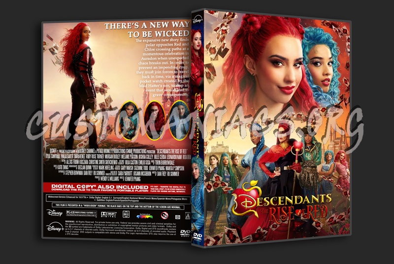 Descendants The Rise Of Red dvd cover