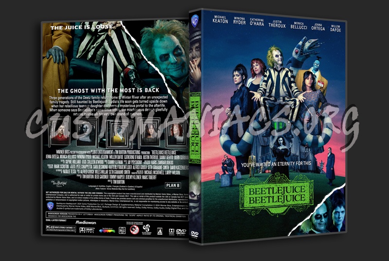 Beetlejuice Beetlejuice dvd cover