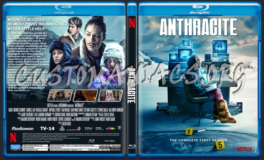 Anthracite Season 1 blu-ray cover