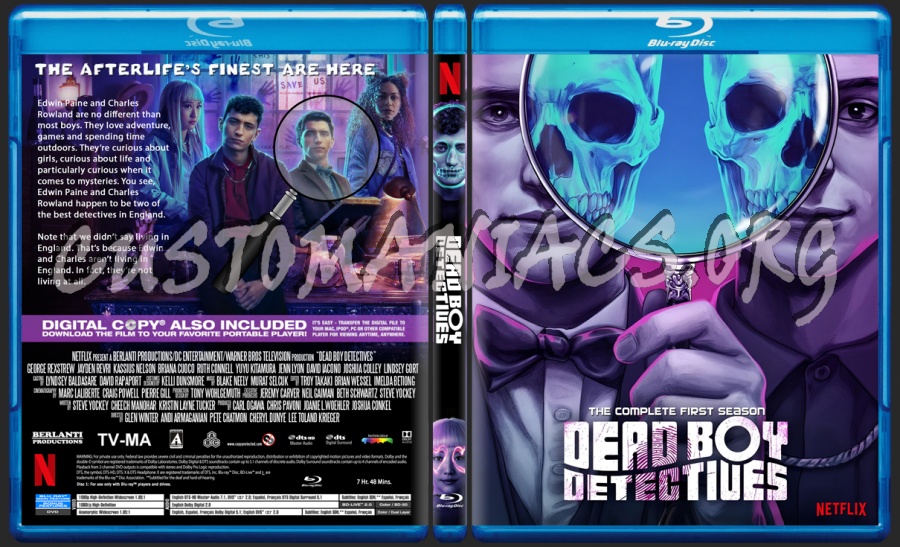 Dead Boy Detectives Season 1 blu-ray cover