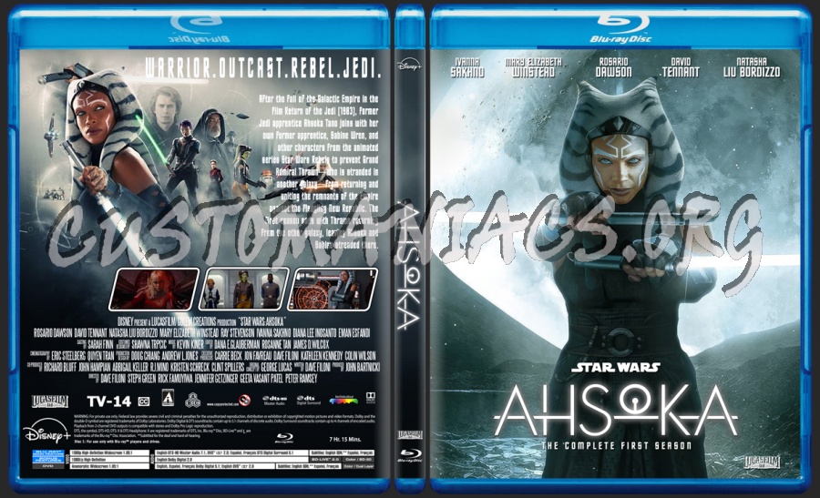 Star Wars Ahsoka Season 1 blu-ray cover