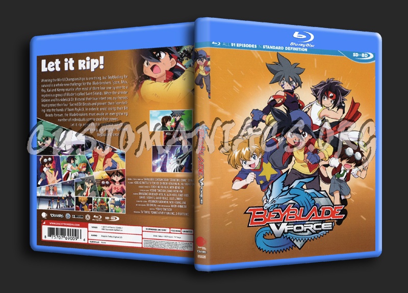 Beyblade Season 2 V-Force blu-ray cover