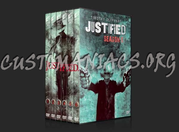 Justified - The Complete Series (spanning spine) dvd cover