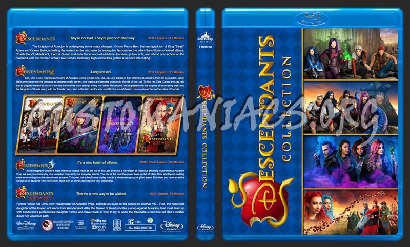 Descendants Collection blu-ray cover