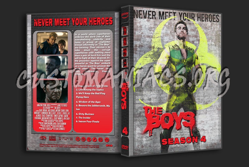 The Boys season 4 dvd cover