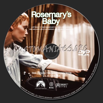 Rosemary's Baby dvd label