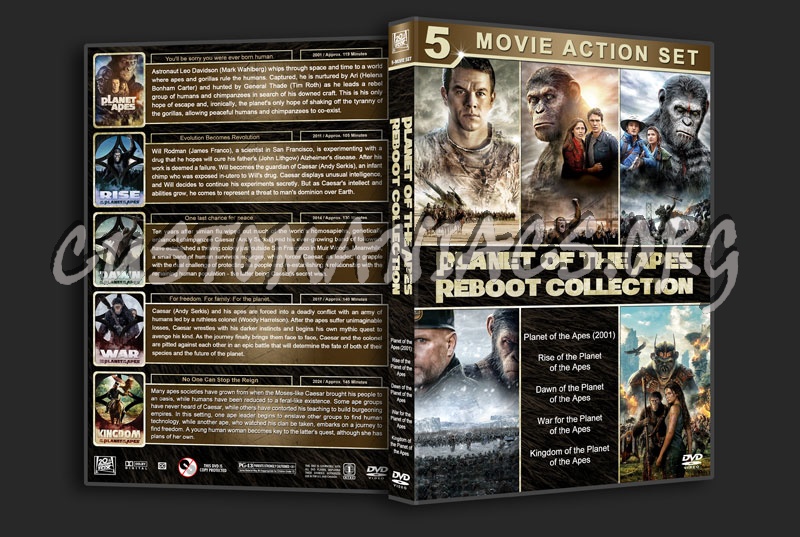 Planet of the Apes Reboot Collection dvd cover