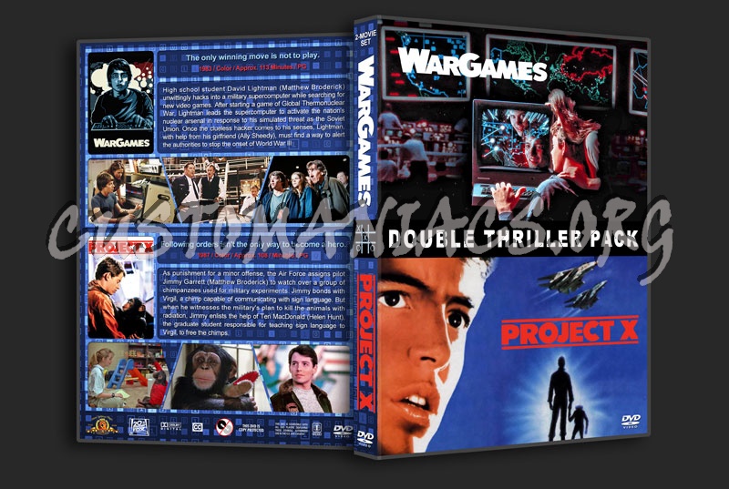 WarGames / Project X Double Feature dvd cover