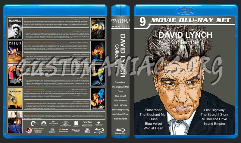 David Lynch Collection blu-ray cover