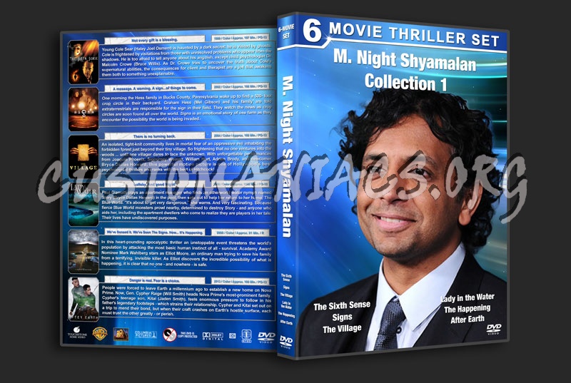 M Night Shyamalan Collection 1 dvd cover