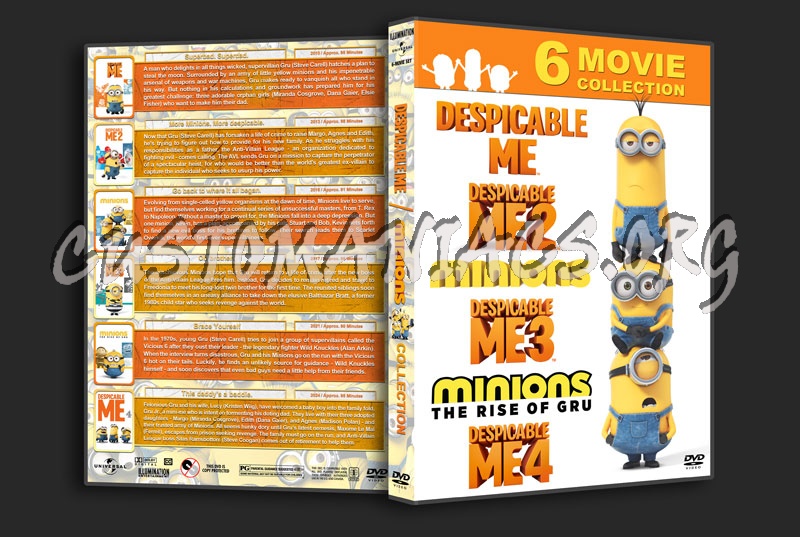 Despicable Me / Minions Collection dvd cover