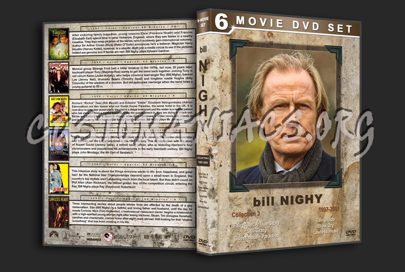 Bill Nighy Film Collection - Set 3 (1997-2001) dvd cover