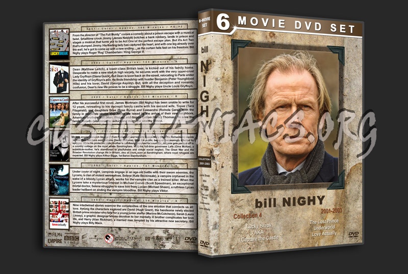 Bill Nighy Film Collection - Set 4 (2001-2003) dvd cover