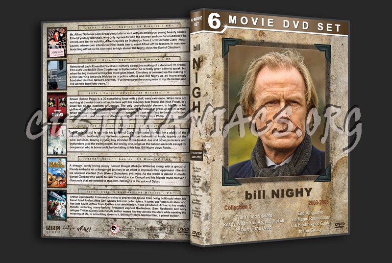 Bill Nighy Film Collection - Set 5 (2003-2005) dvd cover