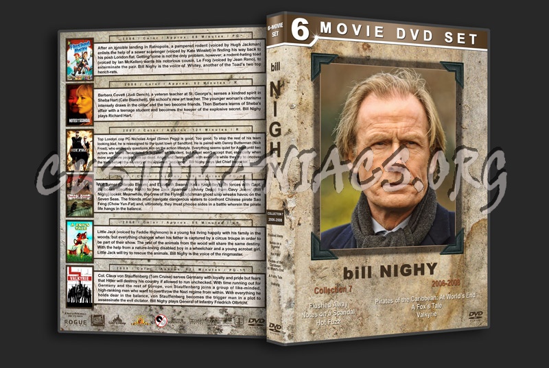 Bill Nighy Film Collection - Set 7 (2006-2008) dvd cover