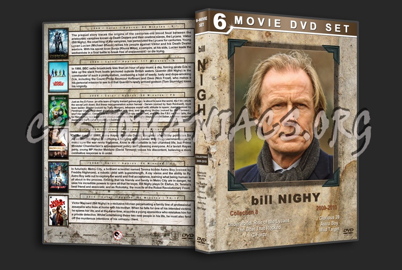 Bill Nighy Film Collection - Set 8 (2009-2010) dvd cover