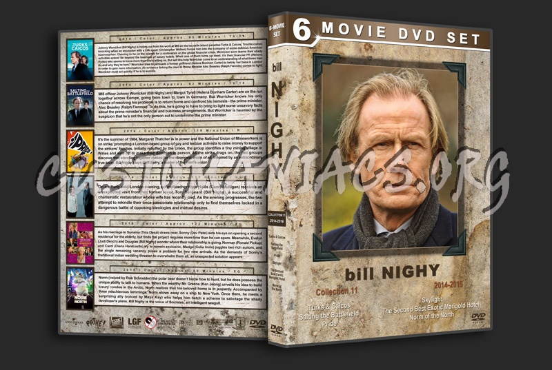 Bill Nighy Film Collection - Set 11 (2014-2016) dvd cover