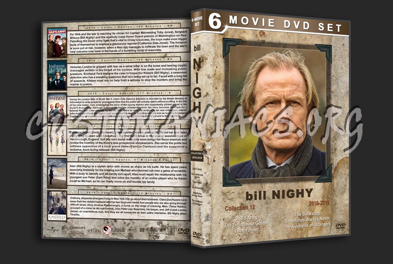 Bill Nighy Film Collection - Set 12 (2016-2019) dvd cover