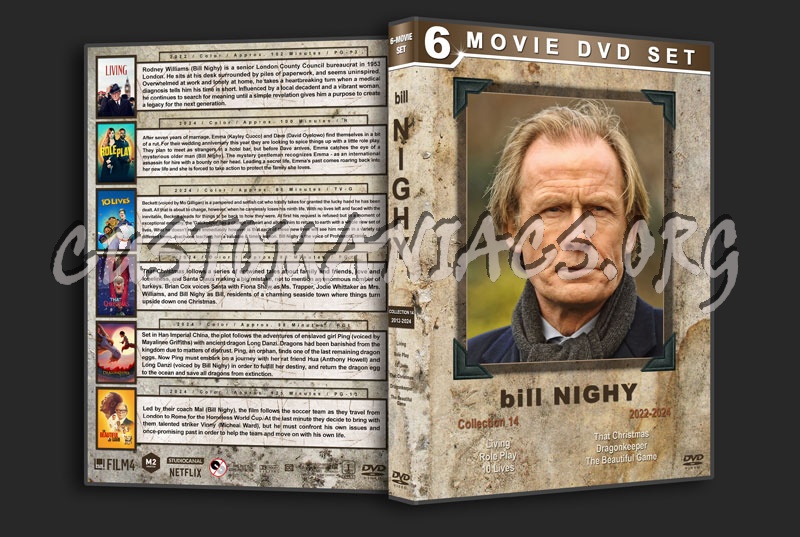 Bill Nighy Film Collection - Set 14 (2022-2024) dvd cover