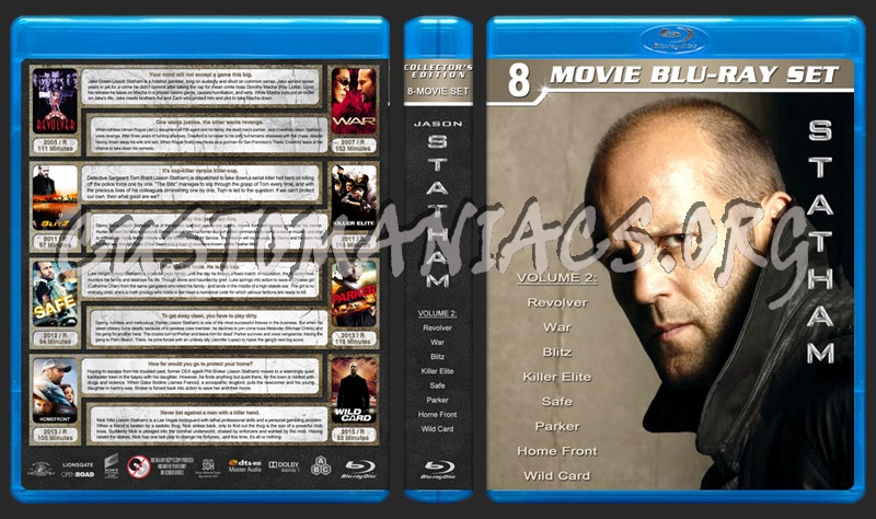 Jason Statham Collection - Volume 2 blu-ray cover