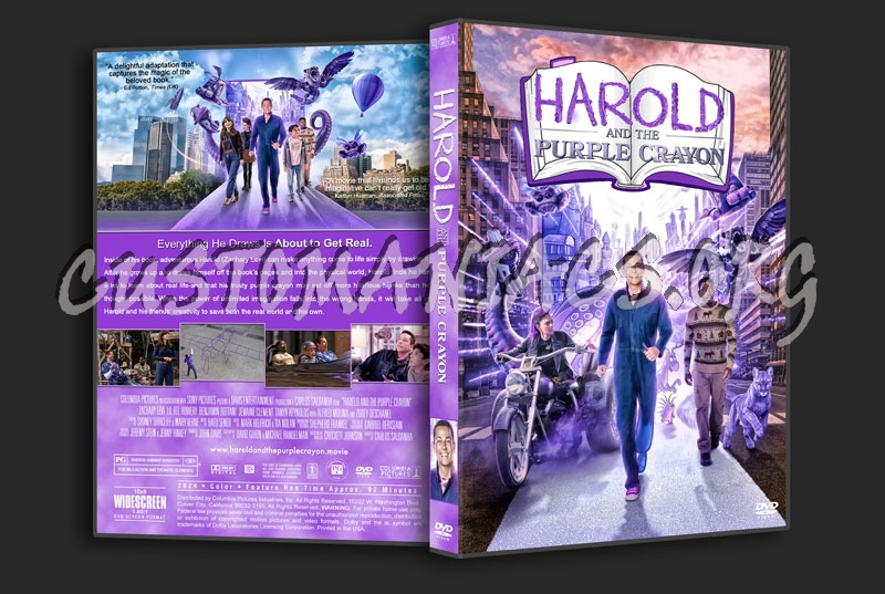 Harold and the Purple Crayon dvd cover