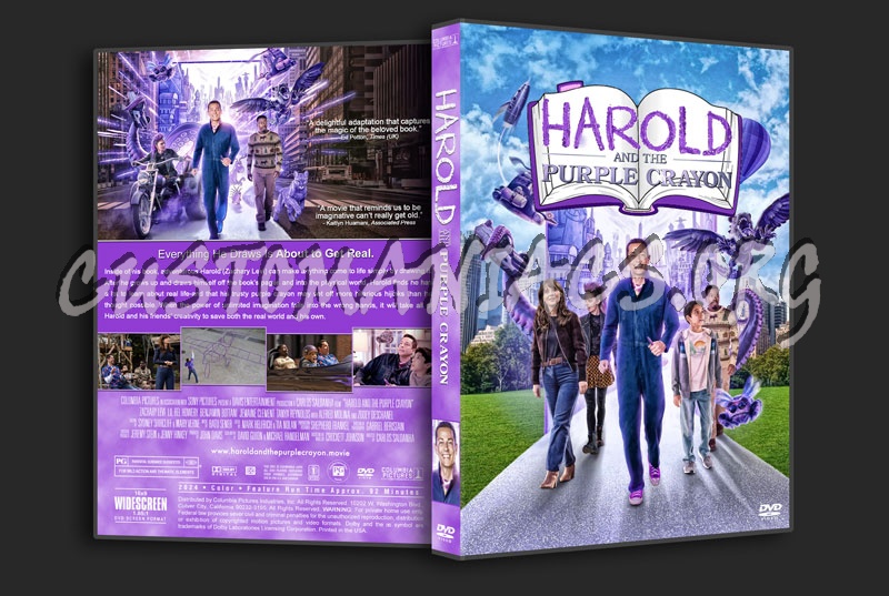 Harold and the Purple Crayon dvd cover